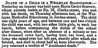 Maria Carter Scarrow Inquest 1956